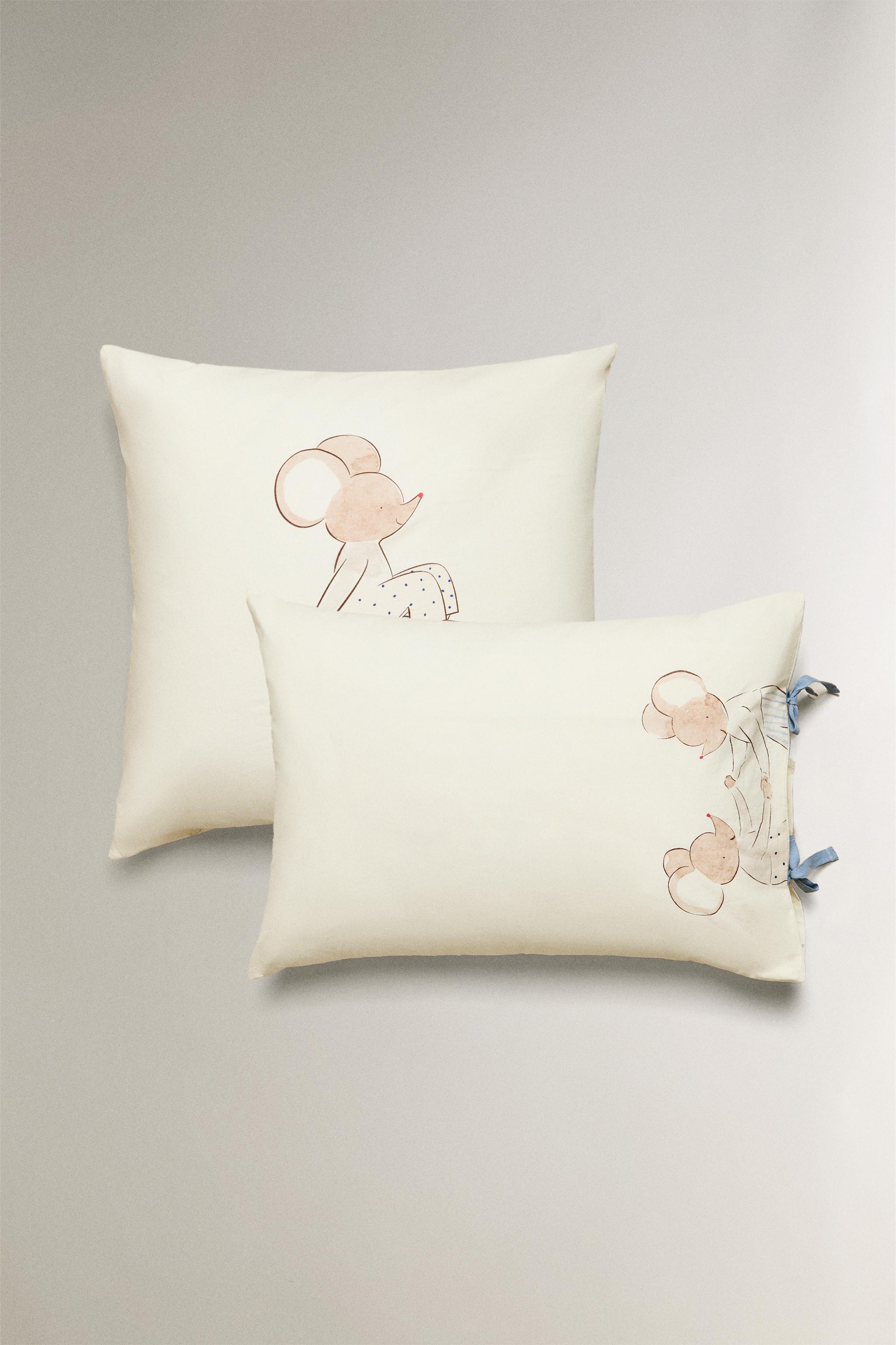 KIDS' MOUSE PILLOWCASE